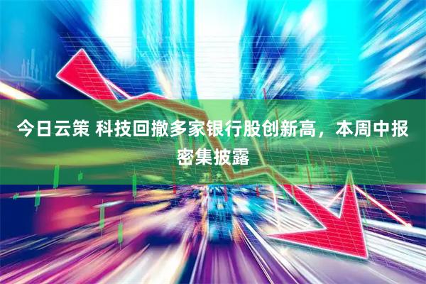 今日云策 科技回撤多家银行股创新高，本周中报密集披露